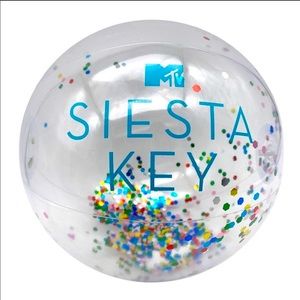 MTV Siesta Key Confetti Beach Ball.